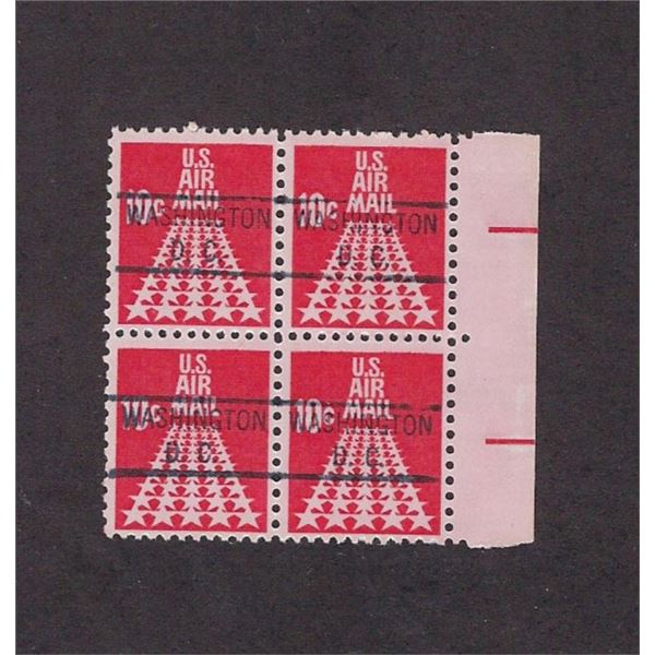 Rare USA Congressional Stamp block C78