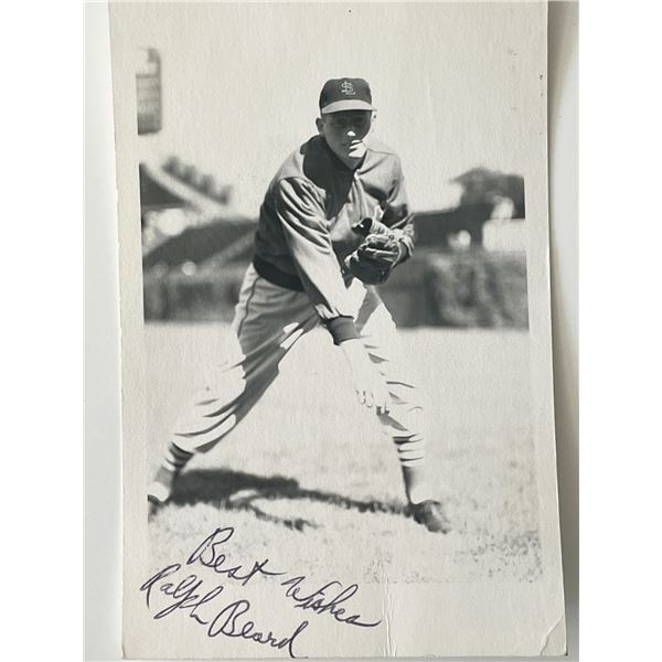 St. Louis Cardinals Ralph Beard signed photo