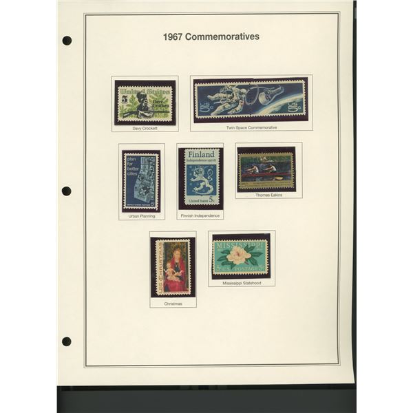1967 United States Commemorative Stamp Set
