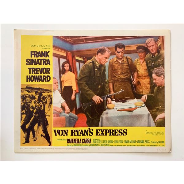 Von Ryan's Express original 1965 vintage lobby card