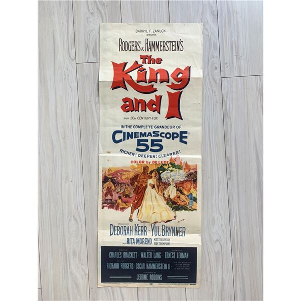 The King and I original 1956 vintage movie poster