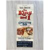 Image 1 : The King and I original 1956 vintage movie poster