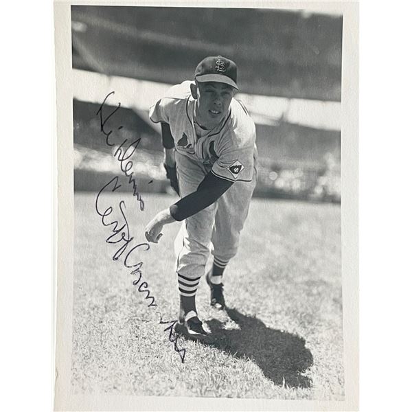 St. Louis Cardinal Cliff Chambers signed photo