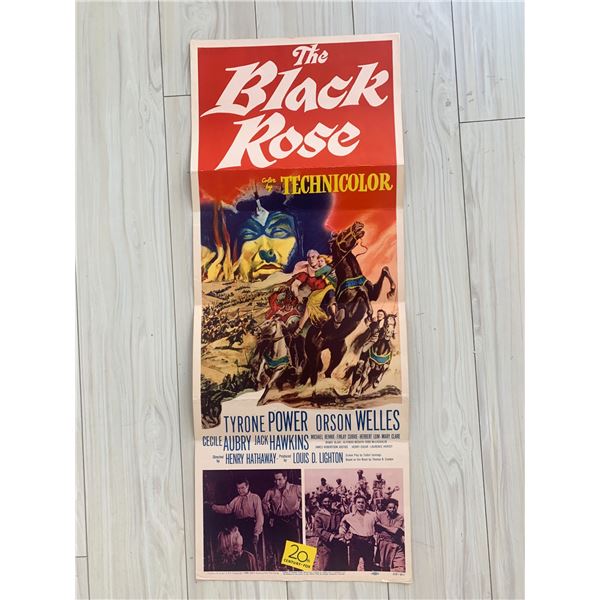 The Black Rose original 1950 vintage movie poster