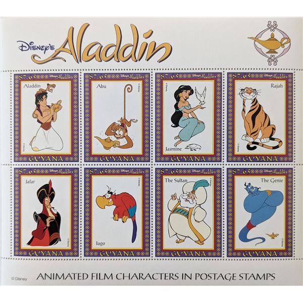 Disney's Aladdin Collectors Stamp Set -