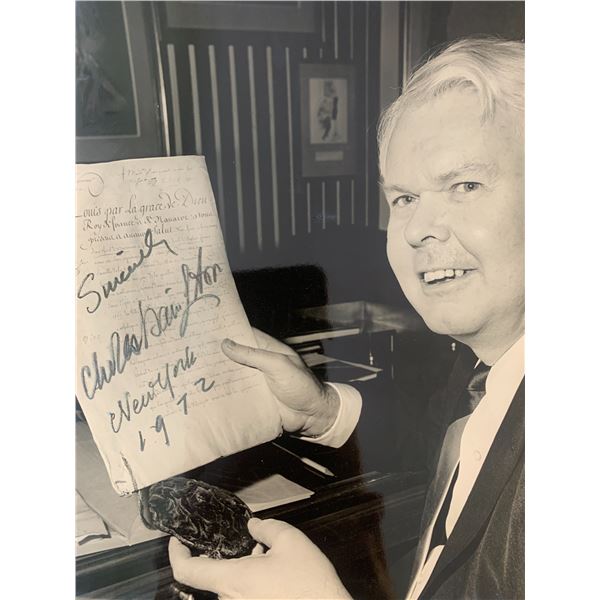 Charles Hamilton signed photo