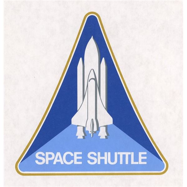 Space Shuttle vintage decal