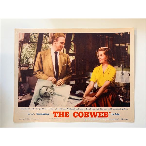 The Cobweb  original 1955 vintage lobby card