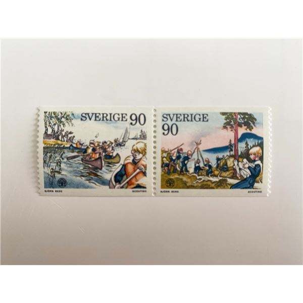 Sweden Bjorg Bern Set of 2 stamps