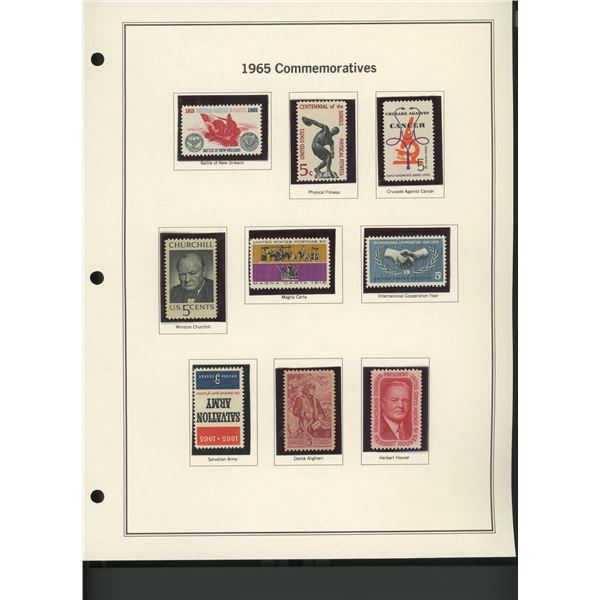 1965 United States Commemorative Stamp Set