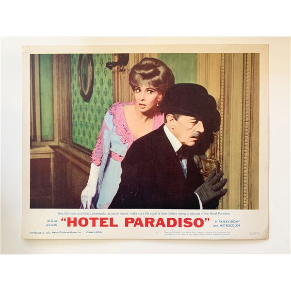 Hotel Paradiso  original 1966 vintage lobby card