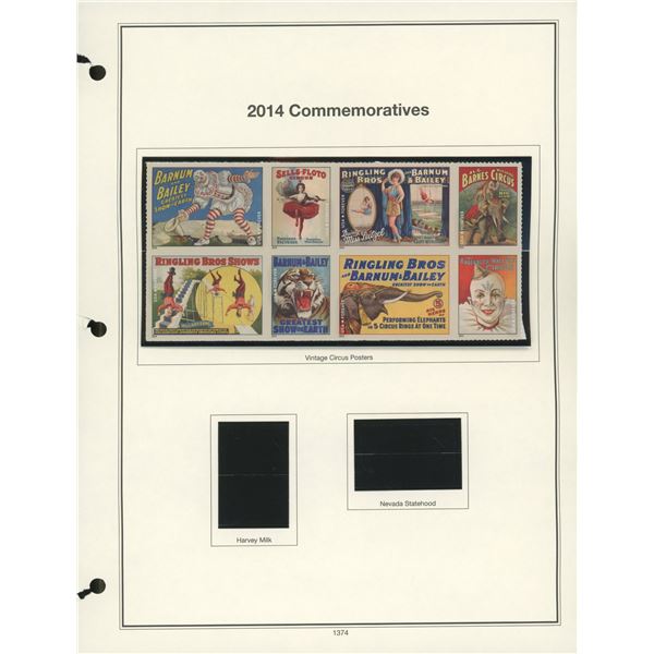 2014 Commemorative Vintage Circus Stamps