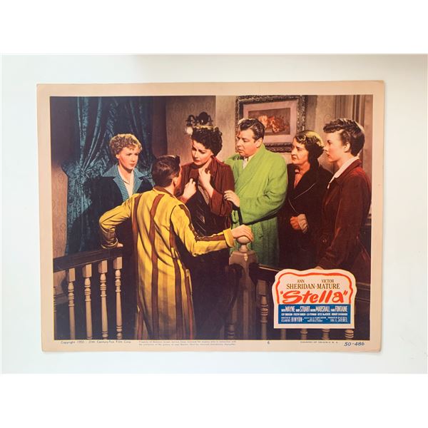 Stella original 1950  vintage lobby card