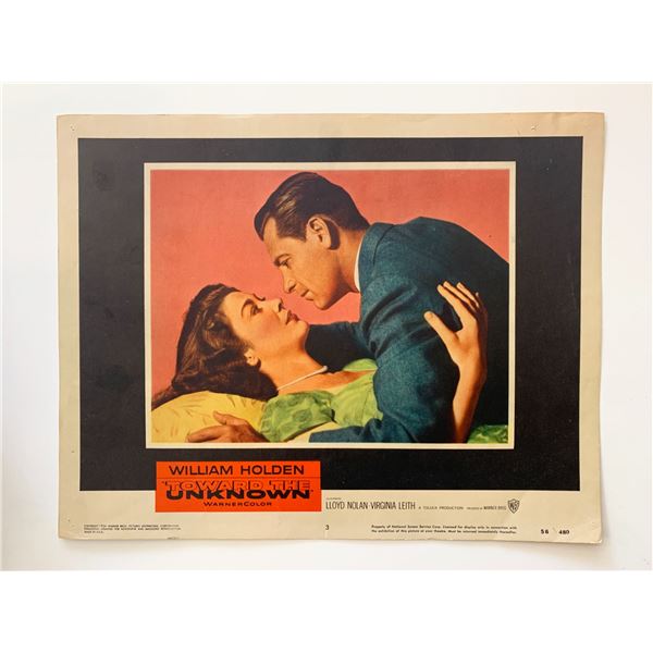 Toward the Unknown original 1956 vintage lobby card