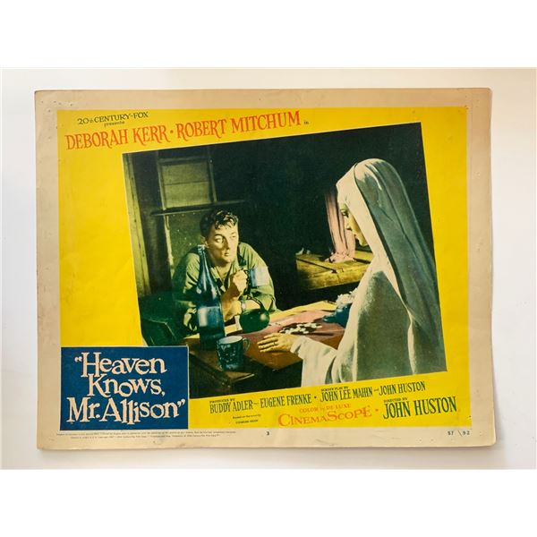 Heaven Knows, Mr. Allison original 1957 vintage lobby card