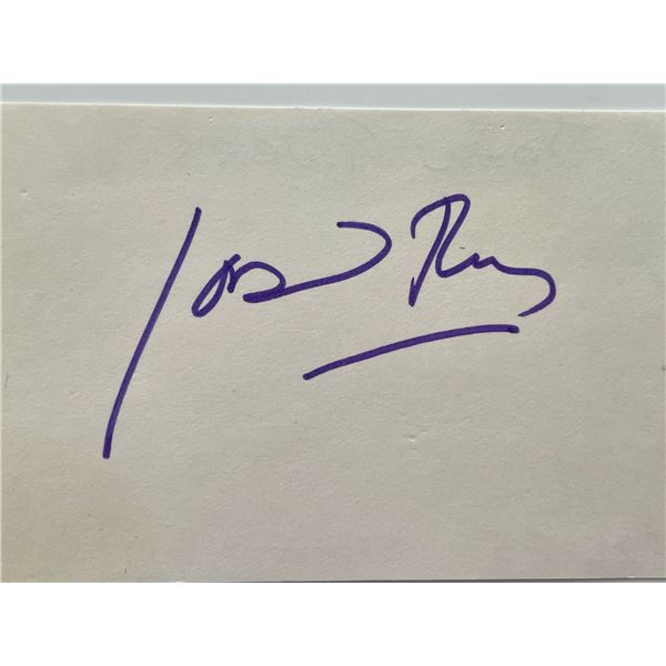 Joan Rivers original signature cut