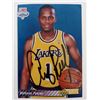 Image 1 : Anthony Peeler Signed Upper Deck Basketball Card Photo