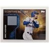Image 2 : Eric Hosmer Baseball Trading Card with Game Used Jersey Swatch - Topps Scouting Report 2016