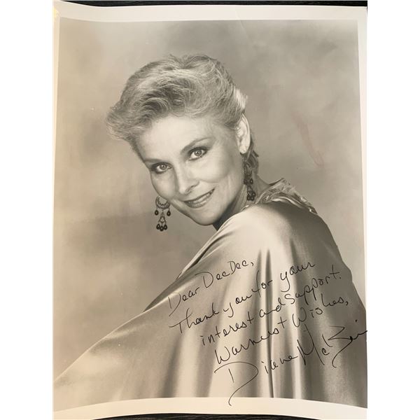 Diane McBain signed photo