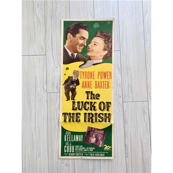 The Luck of the Irish original 1948 vintage insert movie poster