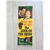 Image 1 : The Luck of the Irish original 1948 vintage insert movie poster