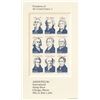 Image 1 : Presidents of the United States: I Souvenir Stamp Sheet