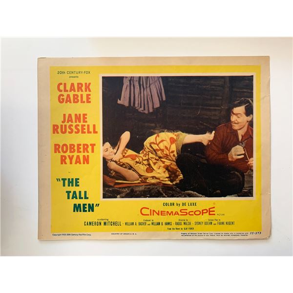 The Tall Men   original 1955 vintage lobby card