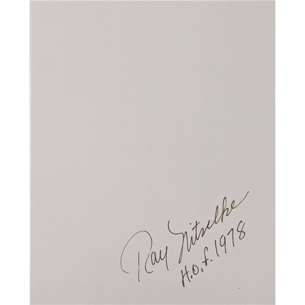 NFL Hall Of Famer Ray Nitschke Autograph