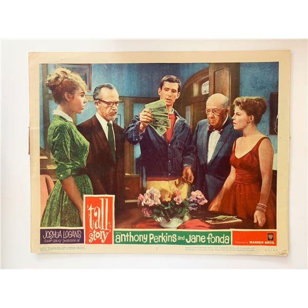 Tall Story original 1960 vintage lobby card