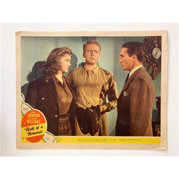 Thrill of a Romance original 1945 vintage lobby card