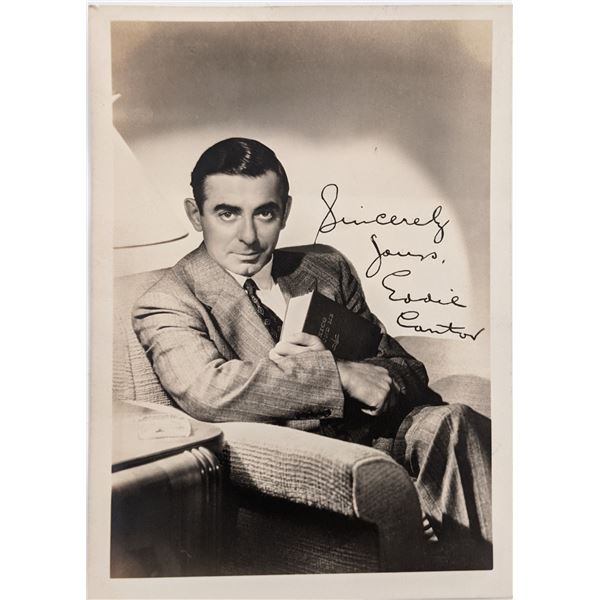 Eddie Cantor Signed Photo