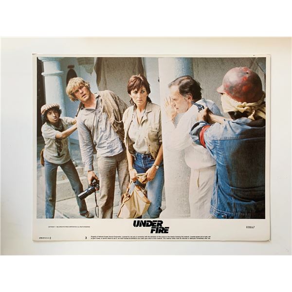Under Fire original 1983 vintage lobby card