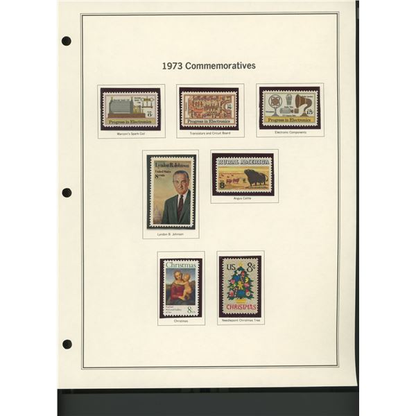 1973 United States Commemorative Stamp Set