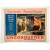 Image 1 : Unconquered  original 1955R vintage lobby card