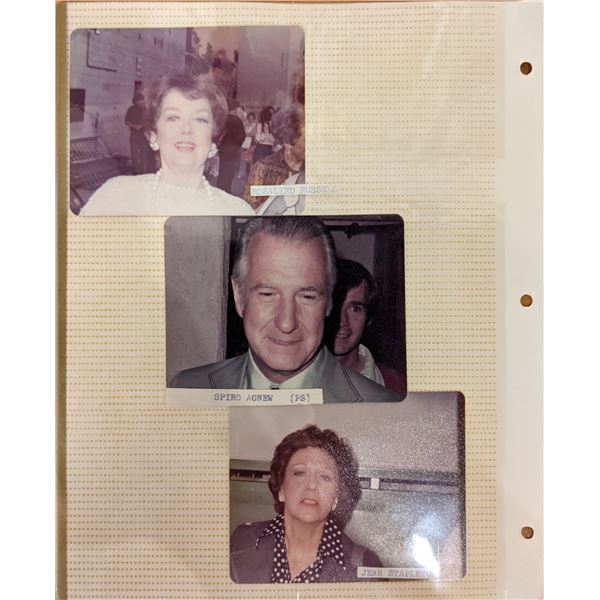 Spiro Agnew and Jean Stapleton Original Photos