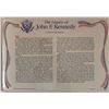 Image 1 : John F. Kennedy commemorative cover with coin