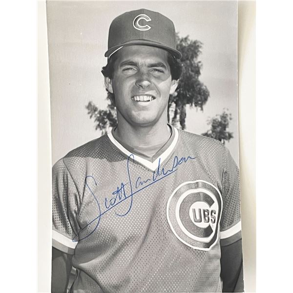 Chicago Cubs Scott Sanderson signed photo