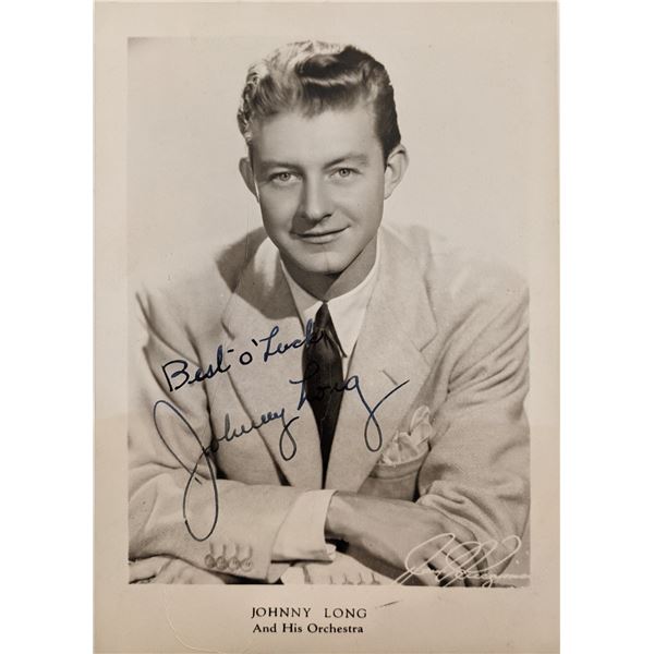 Johnny Long Signed Photo