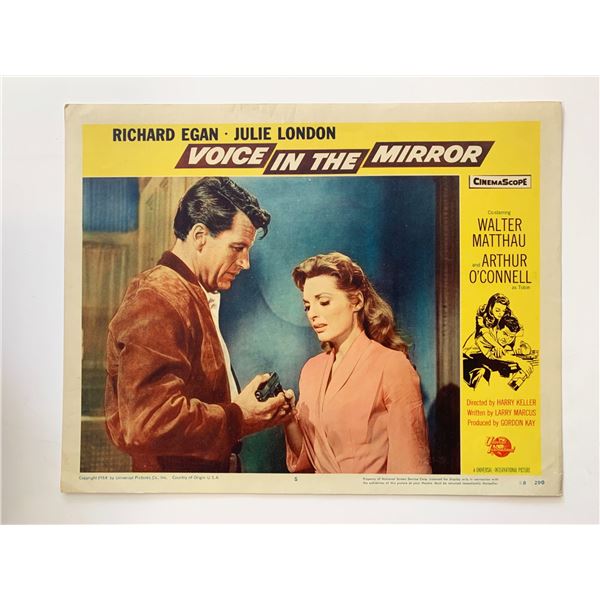 Voice in the Mirror original 1958 vintage lobby card