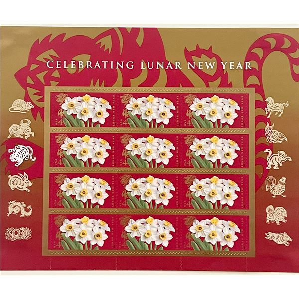 2010 Celebrating Lunar New Year stamp set of 12