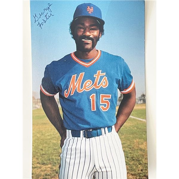 New York Mets George Foster signed photo
