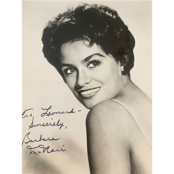 Barbara McNair signed photo