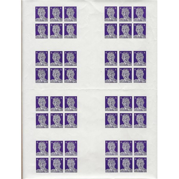 Deutsches Reich -WW 2  Cinderella Postage stamp sheet