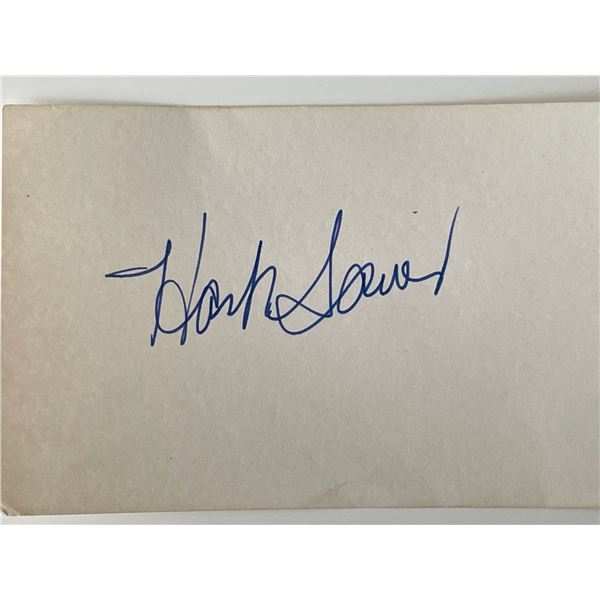 Hank Sauer original signature cut