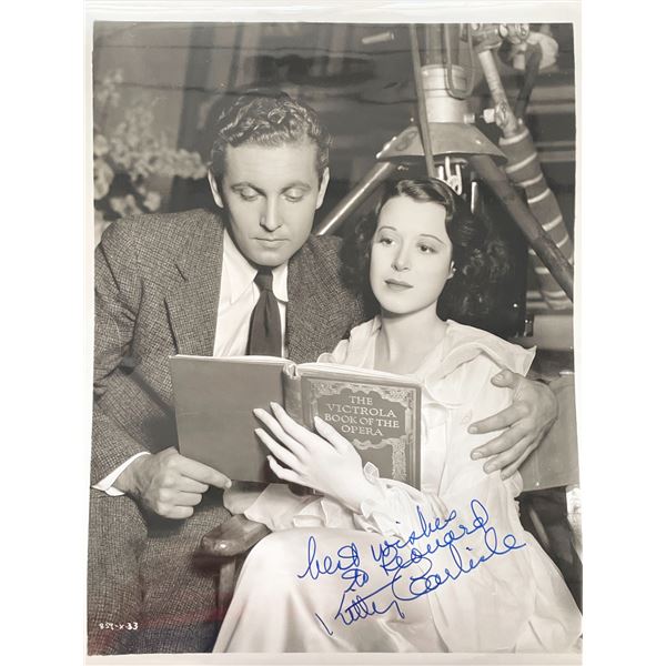 Kitty Carlisle signed photo
