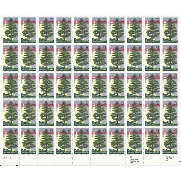 Michigan Statehood Stamps