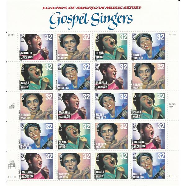 Gospel Singers Stamps