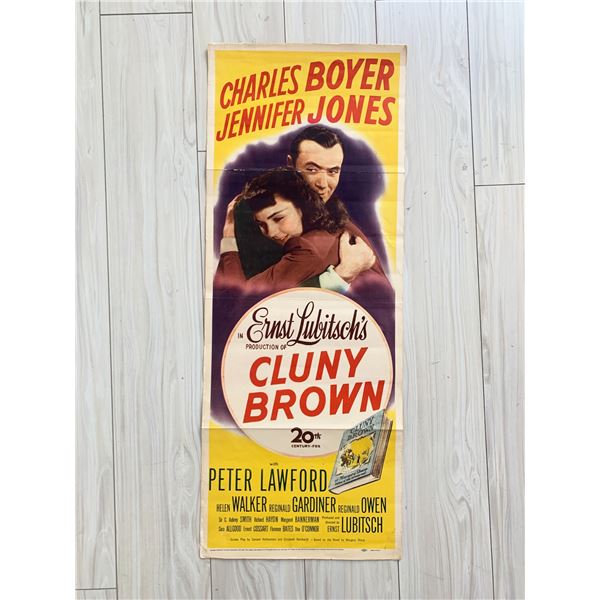 Cluny Brown original 1946 vintage insert movie poster