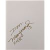 Image 1 : NFL Hall Of Famer Don Maynard Autograph
