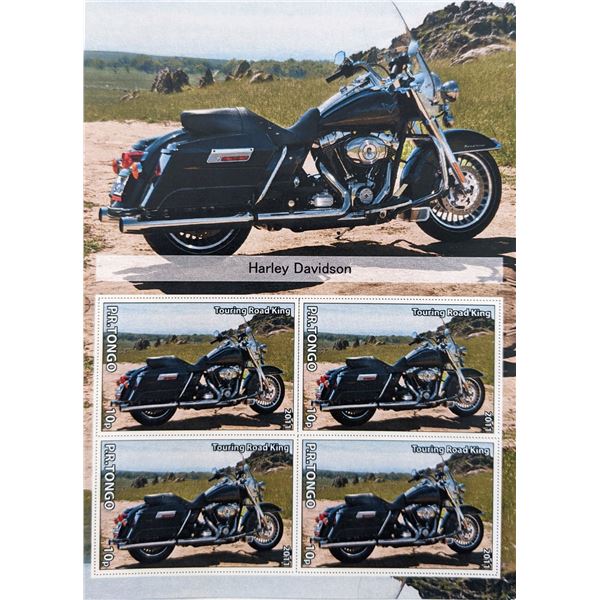 Harley Davidson  Stamp Set